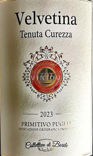 Apúlia Fûts Collectifs - Modèle Primitivo di Manduria Primitivo - Velvetina - Tenuta Curezza 2023