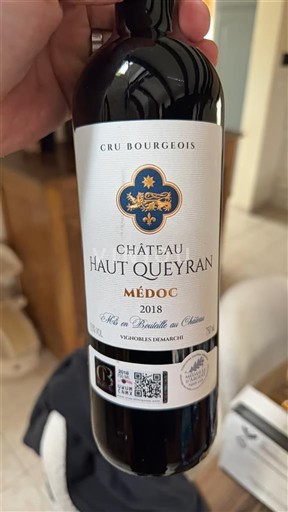 Bordeaux Médoc Château Haut Queyran Cru bourgeois 2018