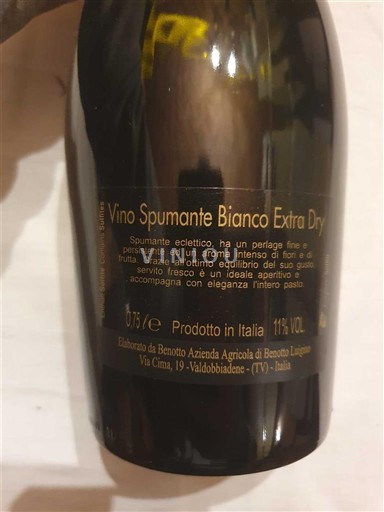 Vénétie Benotto Vino Spumante Bianco Extra Dry 2022