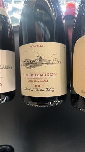 Borgoña Chambolle-Musigny Gérard et Christine Harmand Clos Le Village Monopole 2018