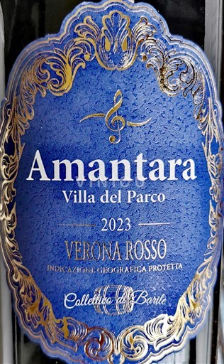 Vénétie Rosso del Veronese Fûts Collectifs - Modèle Amarone Amantara - Villa del Parco 2023