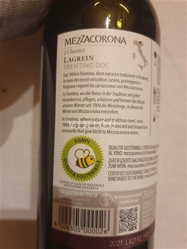 Trentino-Alto Adige Alto Adige Mezzacorona I Classici Lagrein 2021