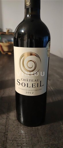 Bordéus Puisseguin-saint-émilion Château Soleil 2012