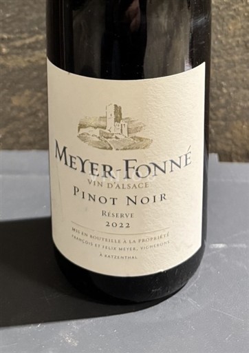 Alsace Alsace Grand Cru Grand Cru Domaine Meyer Fonné Pinot Noir 2022
