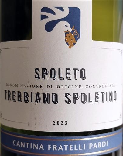 Umbrien Spoleto Cantina Fratelli Pardi Trebbiano Spoletino 2023