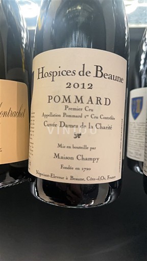 Burgundy Pommard Premier Cru Hospices de Beaune Dames de la Charité 2012