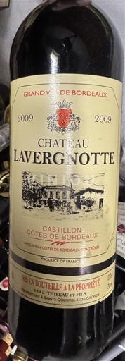 Burdeos Castillon-costas-de-burdeos Château Lavergnotte 2009