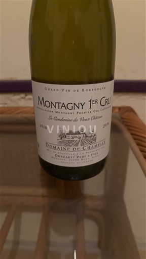 Burgundija Montagny Premier Cru Domaine Chamilly La Condemine du Vieux Château 2018
