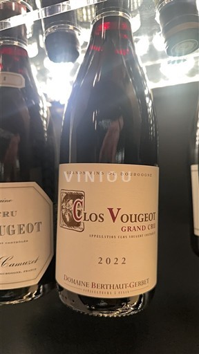 Burgundi Clos-de-vougeot Grand Cru Domaine Berthaut-Gerbet 2022