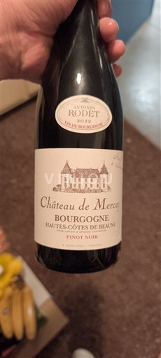 Burgundy Hautes-Côtes de Beaune Château Mercey 2022