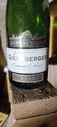 Elzas Crémant d'Alsace Cave de Ribeauvillé Giersberger Niet-geïntegreerd