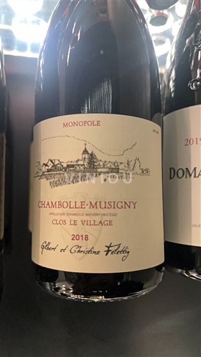 Burgund Chambolle-Musigny Gilbert et Christine Felettig Clos le Village 2018
