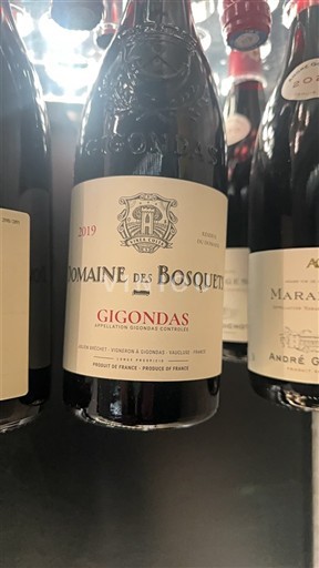 Rhône Valley Gigondas Domaine S Bosquets 2019