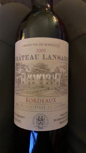 Bordéus Château Lansade 2005