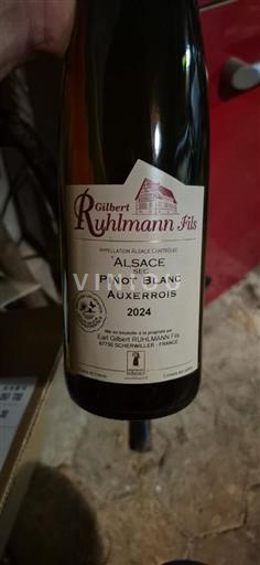 Elsass Gilbert Ruhlmann Fils Pinot Blanc Auxerrois 2024