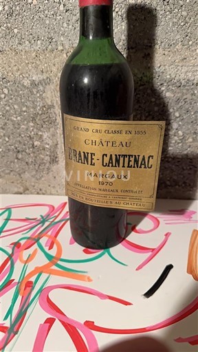 Bordeaux Margaux Grand Cru Château Brane-Cantenac 1970