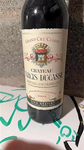 Bordeaux Saint-Émilion Grand Cru Grand Cru Château Larcis Ducasse 2003