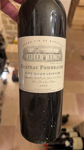 Bordeaux Saint-Émilion Grand Cru Grand Cru Château Fombrauge 2001