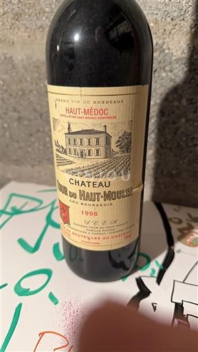 Bordeaux Haut-Médoc Cru Bourgeois Château Tour du Haut Moulin 1998