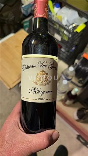 Bordeaux Margaux Château S Graviers 2016