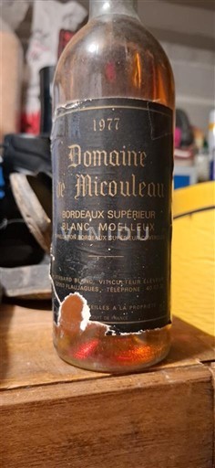 Bordeaux Bordeaux Supérieur Domaine Micouleau 1977