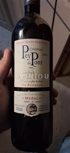 Bordeaux Médoc Cru Bourgeois Château Pey de Pont 2011