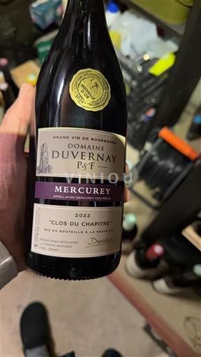Bourgondië Mercurey Domaine Vernay Clos du Chapitre 2022
