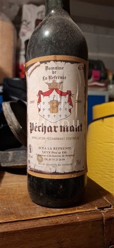 Sydvestfrankrig Pécharmant Domaine La Réfenie 2005