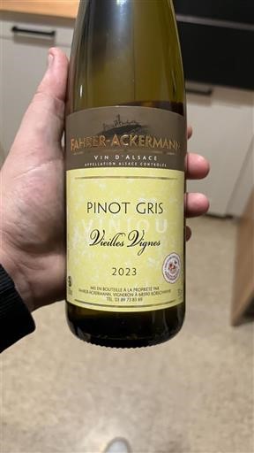 Elsass Fahrer-Ackermann Vieilles Vignes 2023