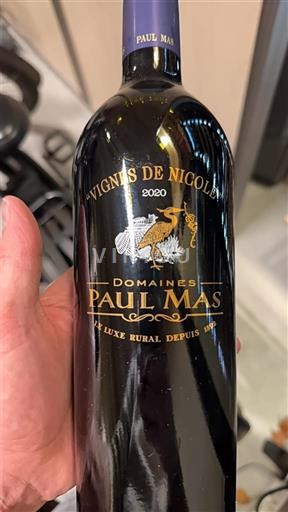 Languedoc ja Roussillon Pays d'Oc Domaine Domaines Paul Mas Vignes de Nicole 2020