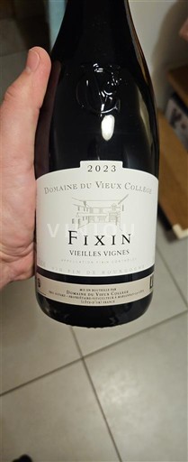 Burgundy Fixin Domaine Vieux Collège Vieilles Vignes 2023