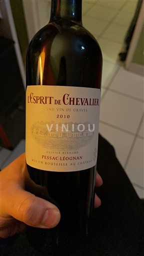 Bordeaux Pessac-Léognan Domaine Chevalier L'Esprit de Chevalier 2010