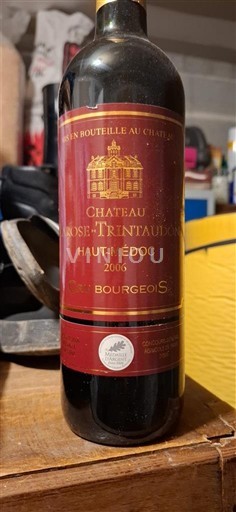 Burdeos Haut-Médoc Cru Bourgeois Château Rose Trintaudon 2006
