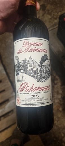 Sud-Ouest Pécharmant Domaine S Bertrannoux 2023