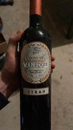 Rhônen laakso Määrittelemätön Donum Passenez Premium Assemblage Syrah 2018
