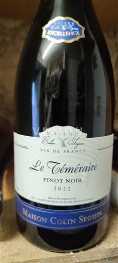 Borgonha Não especificado Maison Colin Seguin Le Téméraire 2022