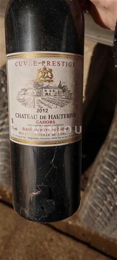 Sudoeste Cahors Château Hauterive Prestige 2012