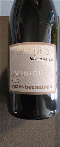 Rhône Valley Crozes-Hermitage Julien Pilon Buveur d'argile 2020