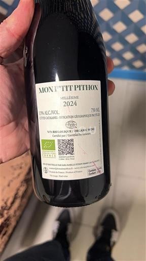 Languedoc-Roussillon Côtes Catalanes Olivier Pithon Mon P'tit Pithon 2024