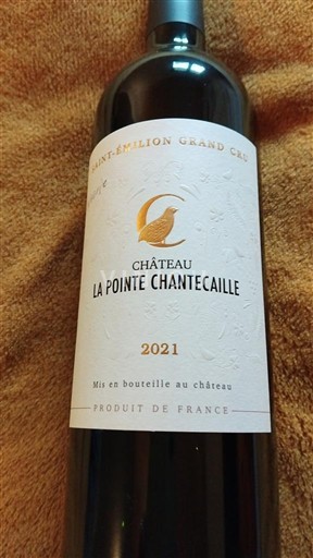 Bordeaux Saint-Émilion Grand Cru Grand Cru Château La Pointe Chantecaille 2021