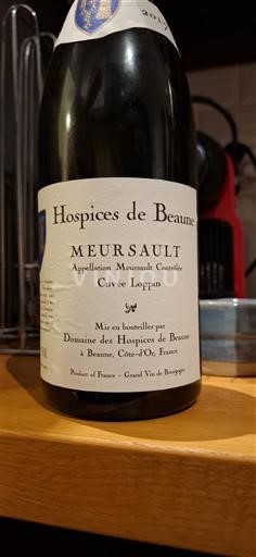 Borgonha Meursault Hospices de Beaune Loppin Não Sazonado