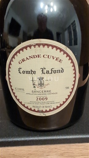 Loire Valley Sancerre Comte Lafond Grande 2009