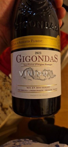 Rhônen laakso Gigondas Cuvée Augustin Florent 2023