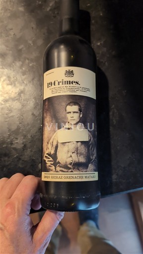 Jižní Austrálie Nespecifikováno 19 Crimes Shiraz Grenache Mataro 2021
