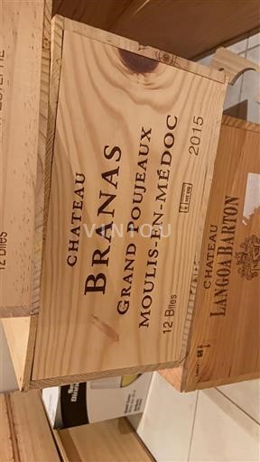 Bordeaux Moulis-en-Médoc Château Branas Grand Poujeaux 2015