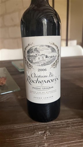 Bordeaux Pessac-Léognan Château Rochemorin 2006