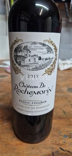 Bordeaux Pessac-Léognan Château Rochemorin 2015