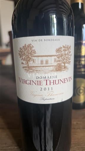 Bordeaux Bordeaux Supérieur Domaine Virginie Thunevin 2011