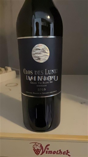 Bordeaux Clos des Lunes Lune d'Argent 2016