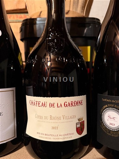 Rhônen laakso Côtes-du-rhône-villages Château La Gardine 2022